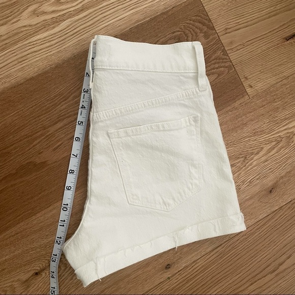 NWT Madewell High-Rise Shorts  in Tile White - 25 - Picture 10 of 12